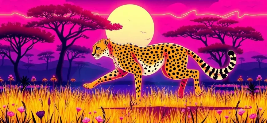 Filmy o gepardach - Podróż przez sawannę