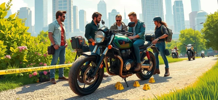 Detektywistyczne filmy o motocyklistach