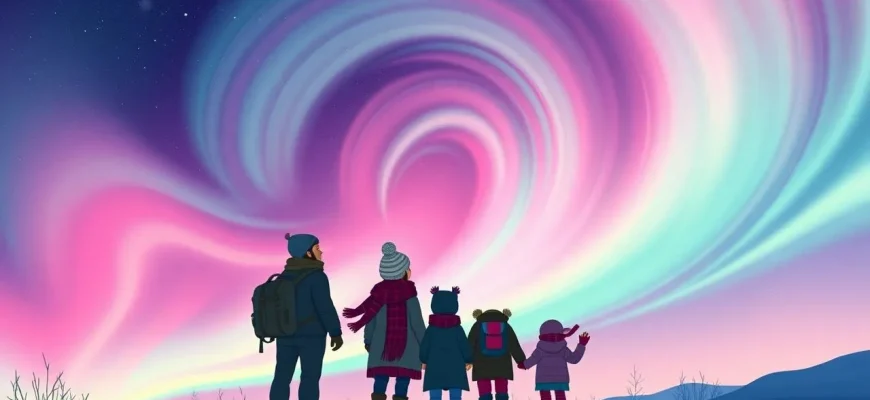 Filmy rodzinne o zorzy polarnej