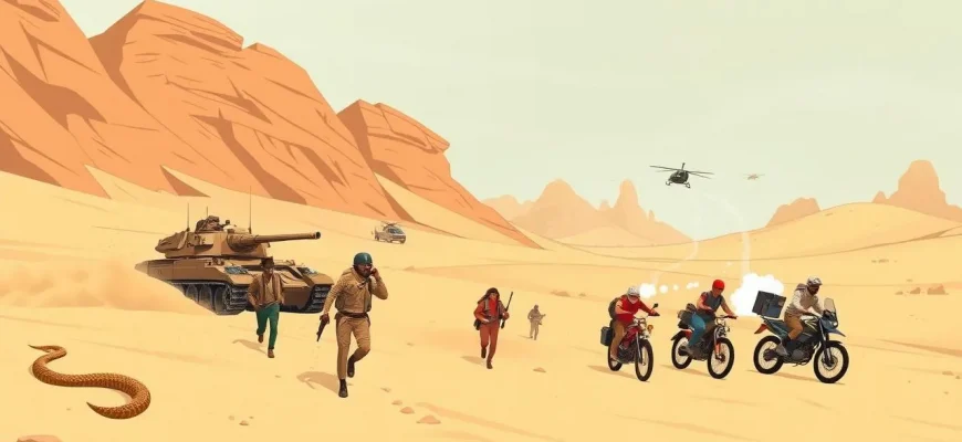 10 filmów akcji o przygodach w pustyni