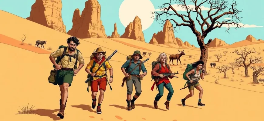 Filmy przygodowe w Kalahari - Podróż przez piaski