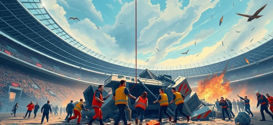 Filmy o ratowaniu na stadionie