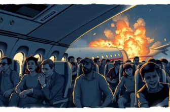 Filmy o dramatycznych ewakuacjach pasażerów