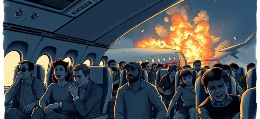 Filmy o dramatycznych ewakuacjach pasażerów