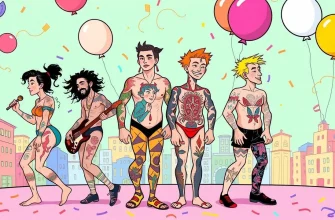 10 Komików i ich przygody z bodi-art