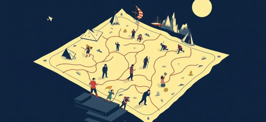 Filmy akcji z mapą skarbów