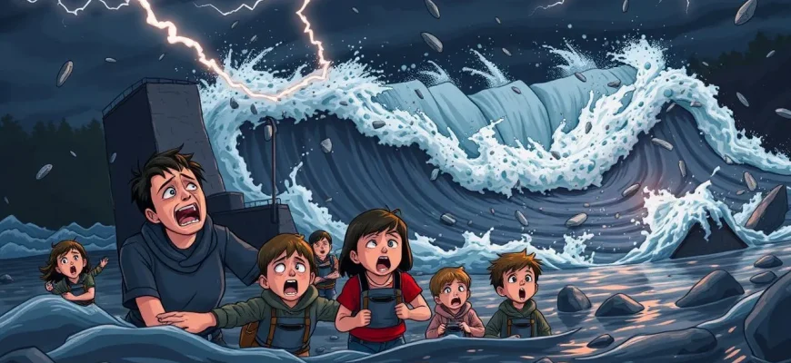 Filmy o ewakuacji przy przerwaniu tamy