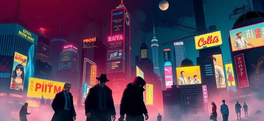 Kryminalne filmy w nocnym mieście