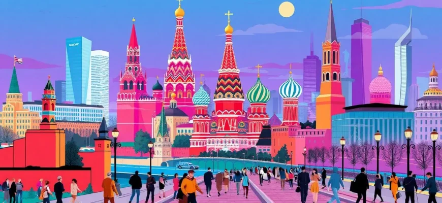 Filmy o Moskwie - Podróż przez kino