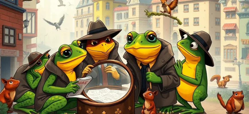 Detektywistyczne filmy o żabach - niezwykłe przygody detektywów-żab
