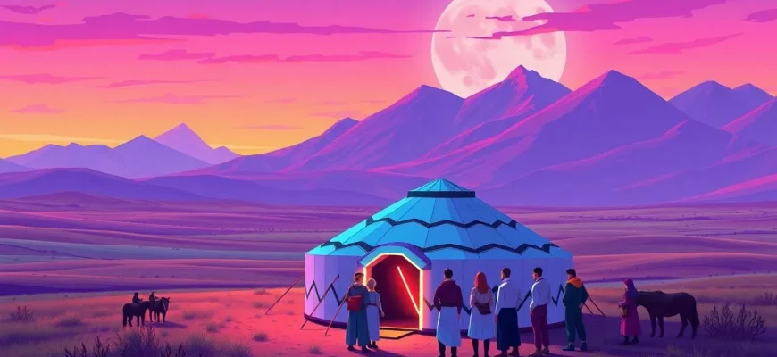 Filmy o Mongolii - Podróż przez stepy