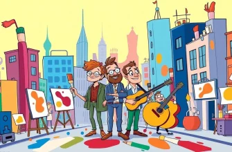 10 Śmiesznych Filmów o Artystach