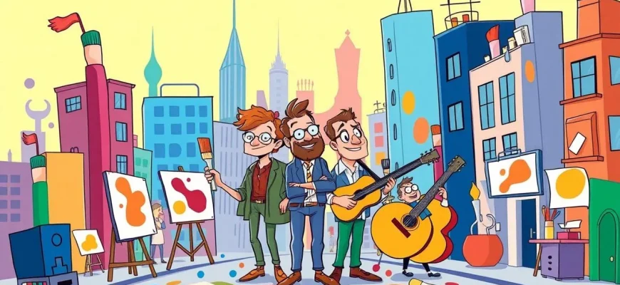 10 Śmiesznych Filmów o Artystach