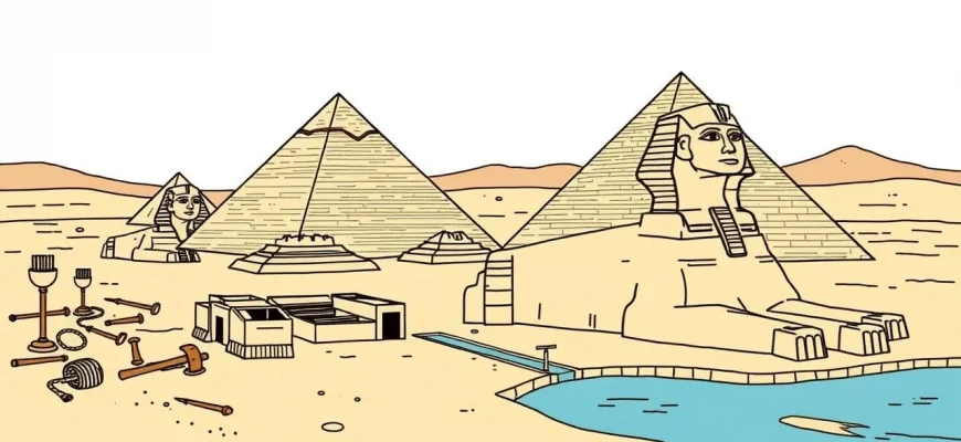 Historyczne filmy o budowie piramid