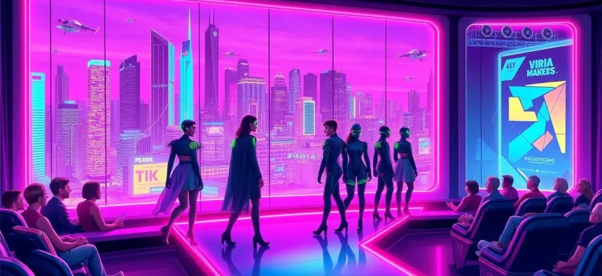 Futurystyczne pokazy mody w kinie