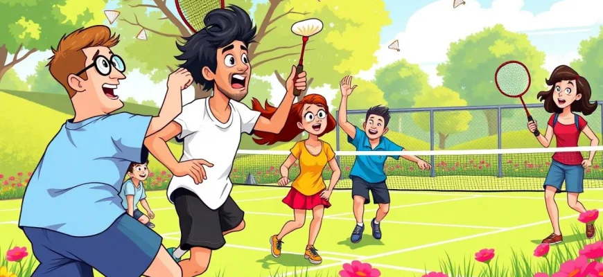 Śmieszne filmy o badmintonie