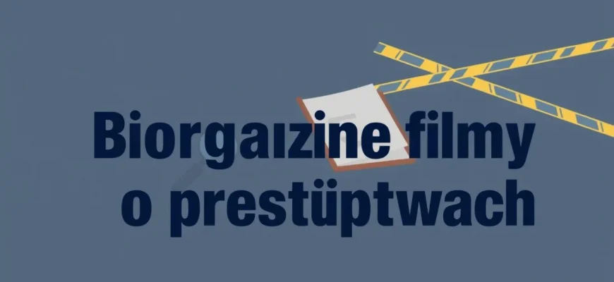 Biograficzne filmy o przestępstwach i kryminale