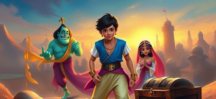 Podobne filmy i seriale jak 'Aladyn i król złodziei'