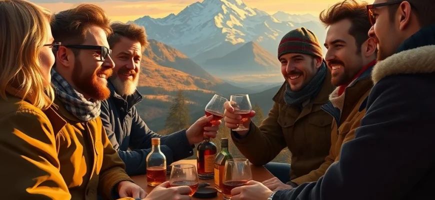 Podobne produkcje do 'Trzy osoby pijace odkrywaja szkocka whisky'