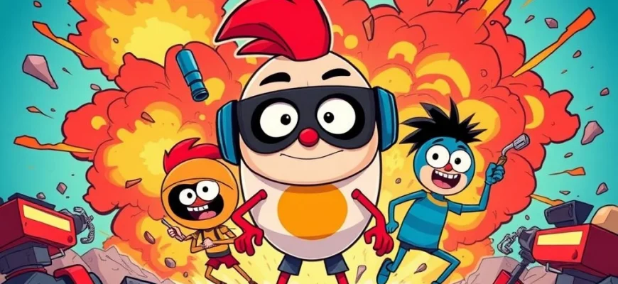 10 Seriali i Filmów Podobnych do 'Danger & Eggs'