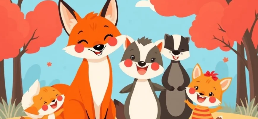 Podobne produkcje do 'The Fox Badger Family'