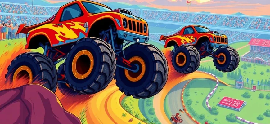 Podobne produkcje do Hot Wheels Monster Trucks: Camp Crush